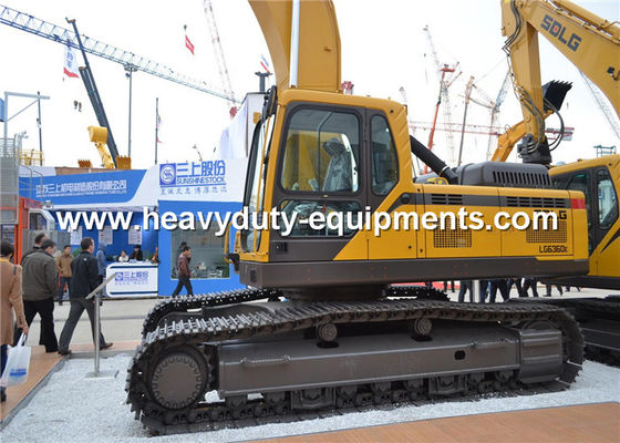 Trung Quốc 4.5km / h Hydraulic Crawler Excavator SDLG LG6360E 37800kg Overall Operating Weight nhà cung cấp