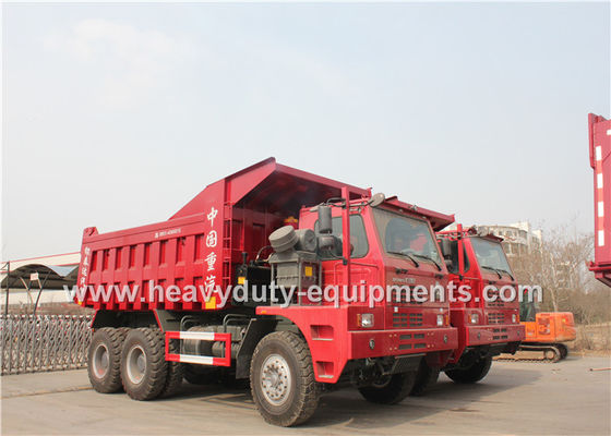 Trung Quốc Offroad Mining Dump Trucks / Howo 70 tons Mine Dump Truck with Mining Tyres nhà cung cấp