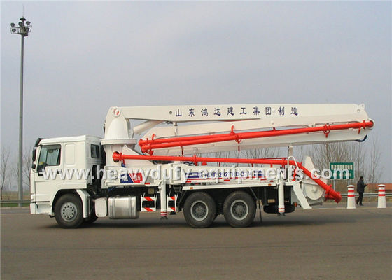 Trung Quốc Concrete Pump Trailer 48m boom nhà cung cấp