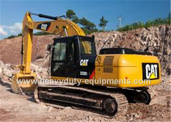 Trung Quốc midsize excavator, CAT brand with 1.3m³ bucket capacity, 323D2L, 116KW net power nhà cung cấp