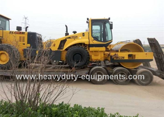 Trung Quốc Shantui SR22MP mechanical single drum road roller with 22.8t operating weight , Sauer pump nhà cung cấp