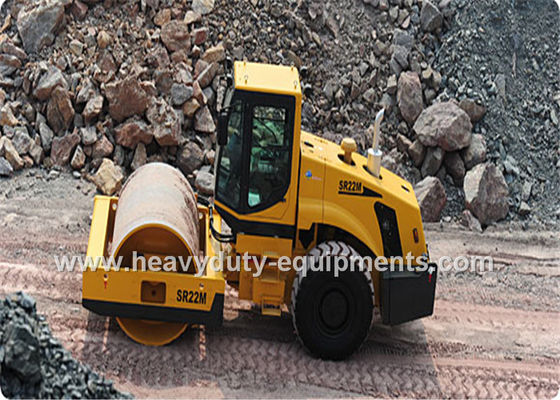 Trung Quốc Shantui SR22M road roller use hydraulic vibration and steering compacting of soils nhà cung cấp