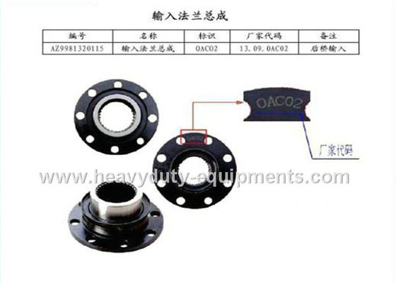 Trung Quốc Input flange assembly HOWO Spare Parts number AZ9981320115 FCC / SGS nhà cung cấp