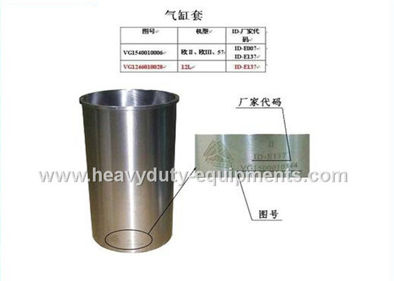 Trung Quốc sinotruk spare part Cylinder liner part number VG1540010006 with warranty nhà cung cấp