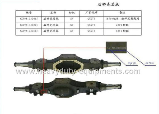 Trung Quốc sinotruk spare part jackshaft shell part number AZ9981330066 with warranty nhà cung cấp