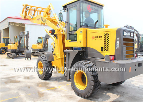 1.6T 0.8m3 Wheel Loader With Strengthen Axle Quick Hitch Pallet Fork Grass Grapple nhà cung cấp