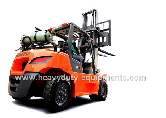 Sinomtp FY60 Gasoline / LPG forklift with 4380mm Mast Extended Height nhà cung cấp