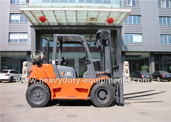 Sinomtp FY50 Gasoline / LPG forklift with 2550mm Mast Lowered Height nhà cung cấp
