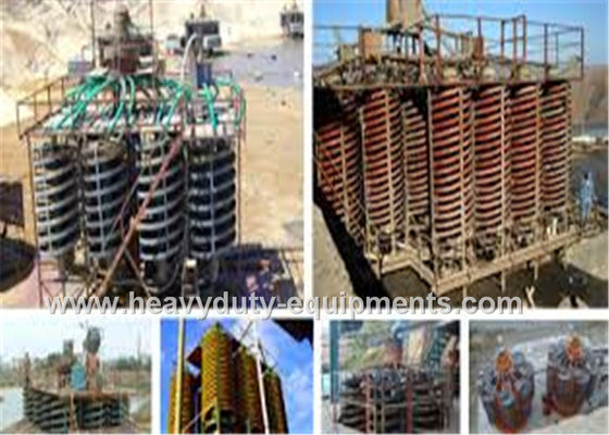 Sinomtp Gravity Separation Equipment Spiral Chute 450, 360, 270mm Screw Pitch nhà cung cấp