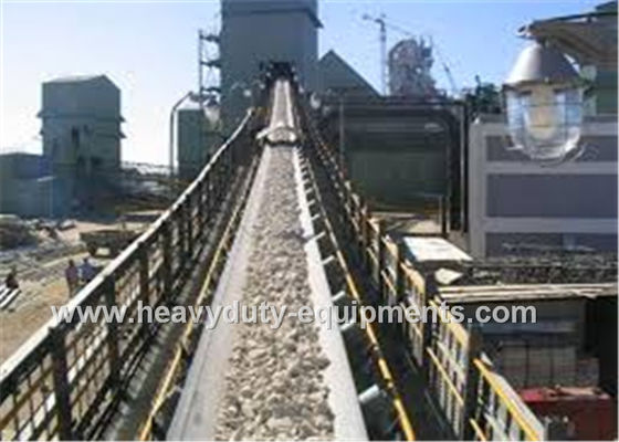 13-794 M3 / H Industrial Mining Equipment Cleated Belt Conveyor With Max 90° Inclination Angle nhà cung cấp