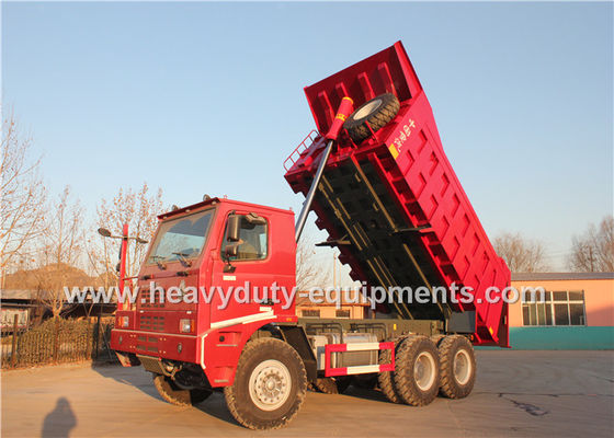 70 tons 6X4 Mine Dump Truck brand Sinotruk HOWO with HYVA Hdraulic lifting system nhà cung cấp