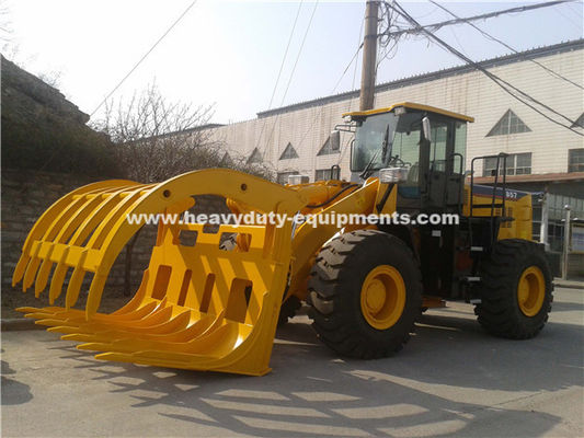 5 Tấn tải trọng Wheeled Front End Loader 857 Mô hình với Grass Chuck Cummins Động cơ cho Tùy chọn