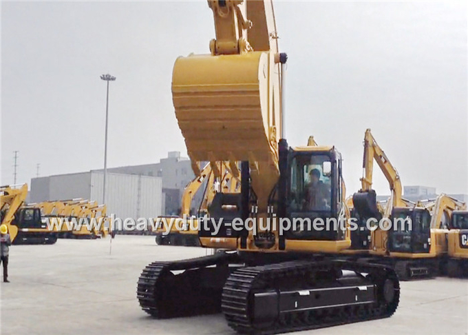 midsize excavator, CAT brand with 1.3m³ bucket capacity, 323D2L, 116KW net power