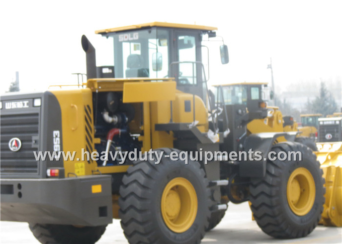 SDLG LG953 wheel loader with anti adhesive bucket 2.8m3 or coal dozer for optional