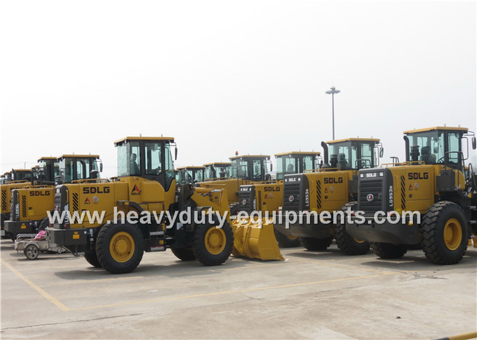 SDLG LG938L Wheel Loader Dalian Deutz Engine 97kw With 3t Rated Loading Capacity