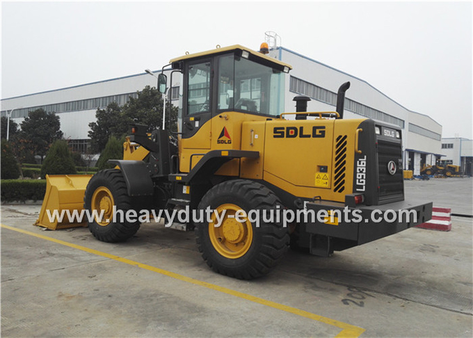 SDLG 3tons Wheel Loader LG936L Model with 92kw Weichai Deutz Engine 1.4-3.0m3 Bucket for Option