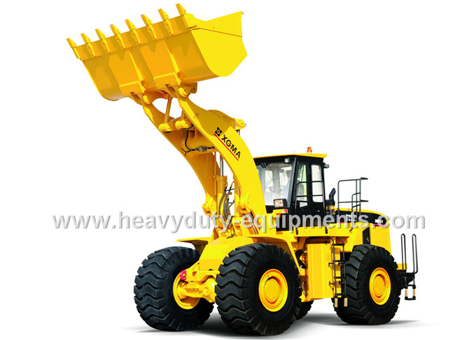 XG982H wheel loder of XGMA brand with 28.4 tone operating weight , 250kw Cummins engine