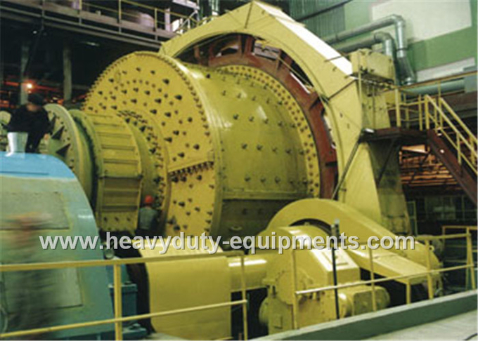 Automated Industrial Mining Equipment Autogenous Grinding Mill Stable Particle 350mm Feed