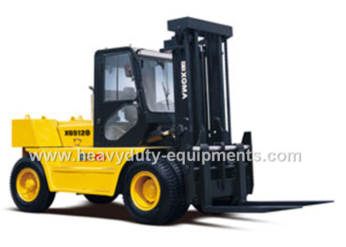 12 Ton Forklift Loading Truck 2890mm Wheelbase For Short Distance Transportation