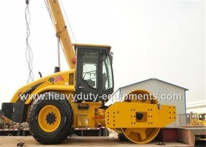 Shantui 18ton single drum vibratory road roller SR18 with 132kw cummins engine ,