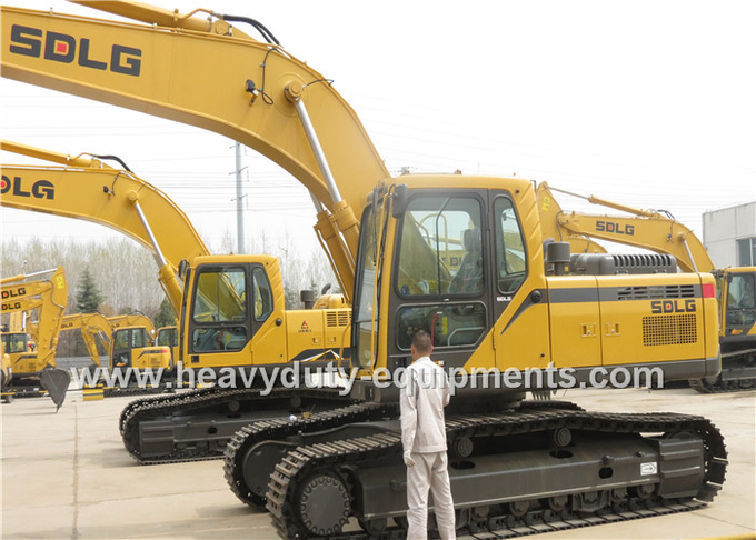 LG6150E 4600mm Long Boom Excavator , Energy Saving 10 Ton Excavator