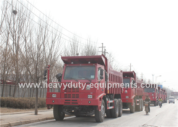 China HOWO 6x4 Mining dump / Tipper Truck 6 by 4 driving model EURO2 Emission